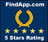 5 stars at Findapp.com