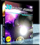 3D Galaxy Journey Screensaver
