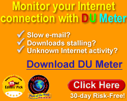 Try DU Meter and stop guessing what your network connection is doing