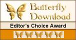 5 star Editor's Choice on Butterfly Downloads