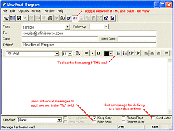 Courier Email - Compose View