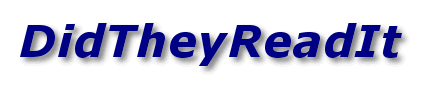 DidTheyReadIt provides a return receipt and will show you who received your email and who read it.