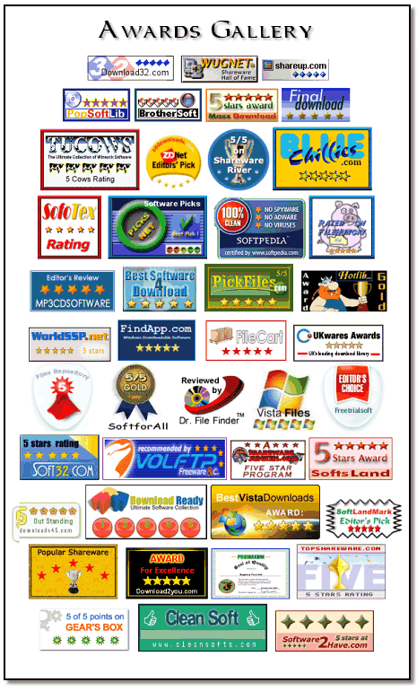 Visit the LinkStash Awards Gallery with direct links to all these sites and reviews!