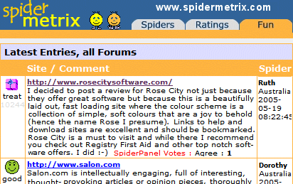 Forum users all over the Internet regularly recommend Rose City Software, like the ones at Spidermetrix.com 'where your opinion counts'.