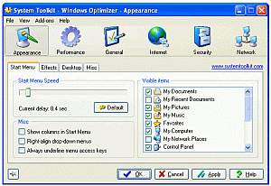 System Toolkit Screenshot