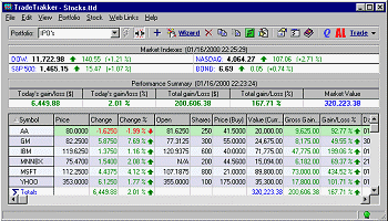 Click to see a full sized TradeTrakker Screenshot