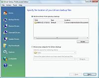 Restore Previous Drivers