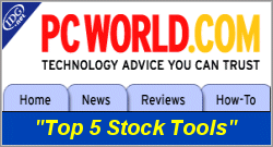 Rated as one of the 5 top stock tools by PC World Magazine!