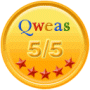 5 Star award at Qweas