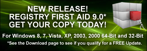 Registry First Aid 9.0 for Windows 8, Windows 7, Vista, XP, 2003, 2000 Released!